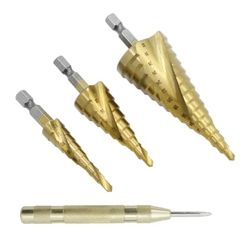 1 Set Attachment Pagoda Drill Bit Power Tools Hex Shank Step Hole Woodworking Equipment Sharpening Drilling Parts
1 Set Attachment Pagoda Drill Bit Power Tools Hex Shank Step Hole Woodworking Equipment Sharpening Drilling Parts