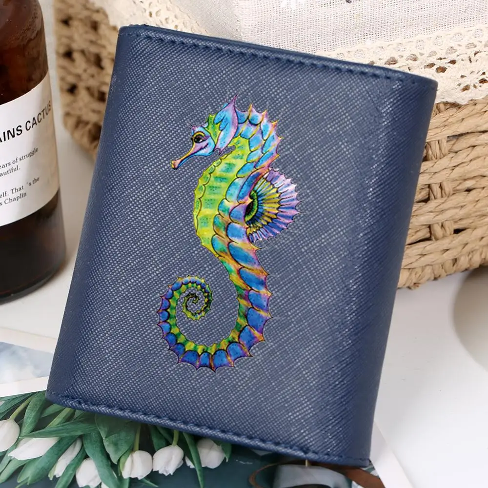 Exquisite Seahorse Women's Wallet Purse Short Folding Purses for Ladies Gift Made Of Natural Leather Female portfel damski
Exquisite Seahorse Women's Wallet Purse Short Folding Purses for Ladies Gift Made Of Natural Leather Female portfel damski