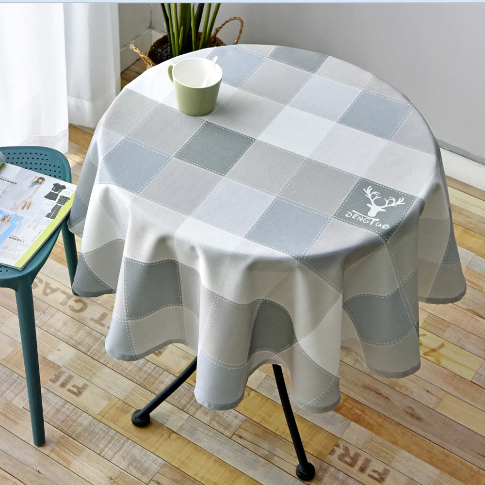 Nordic Style Printing Plaid Round Tablecloth Simple Waterproof Restaurant Hotel Cotton Linen Round Table Cloth for Tea Table
Nordic Style Printing Plaid Round Tablecloth Simple Waterproof Restaurant Hotel Cotton Linen Round Table Cloth for Tea Table
