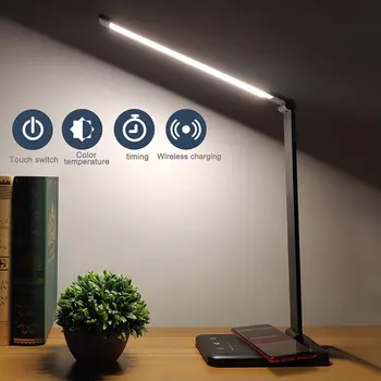 Eye Protect LED Desk Lamp Folding Touching Switch 3/5 Level Dimming USB Reading Table Lamp Wireless Charging For Mobile Charge
Eye Protect LED Desk Lamp Folding Touching Switch 3/5 Level Dimming USB Reading Table Lamp Wireless Charging For Mobile Charge