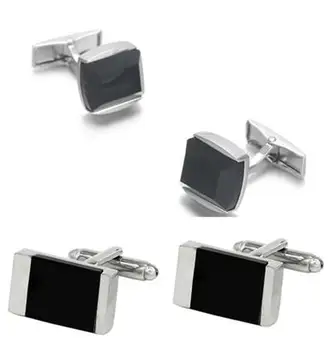 10pairs/lot Classic Black Onyx Cufflinks Silver Simple Business Style Cuff Links Copper Plating Men's Jewelry Wholesale
10pairs/lot Classic Black Onyx Cufflinks Silver Simple Business Style Cuff Links Copper Plating Men's Jewelry Wholesale