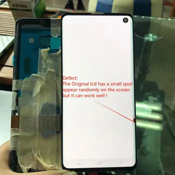 With a small spot+frame Original Amoled LCD For SAMSUNG Galaxy S10 G973F G973FD LCD Display+Touch Screen Digitizer Assembly Part
With a small spot+frame Original Amoled LCD For SAMSUNG Galaxy S10 G973F G973FD LCD Display+Touch Screen Digitizer Assembly Part