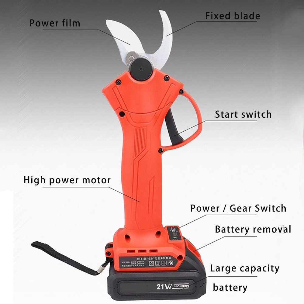 Pruning Shears 4 Speed Cordless Garden Grafting Pruner Branch Cutter Secateur Pruning Plant Shears Tool Tree Grafting Scissor
Pruning Shears 4 Speed Cordless Garden Grafting Pruner Branch Cutter Secateur Pruning Plant Shears Tool Tree Grafting Scissor