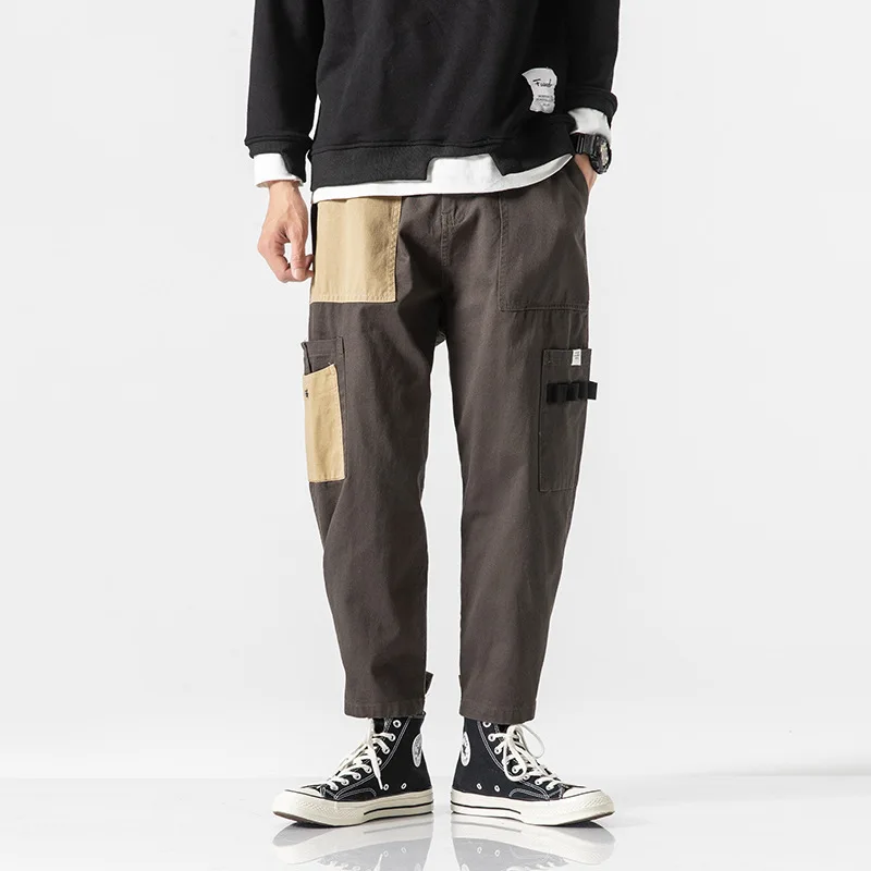 Yi dao Vintage 19 Autumn New Style Japanese-style Street Contrast Color Joint Trend Ankle Banded Pants Men's Simple Versatile Sk
Yi dao Vintage 19 Autumn New Style Japanese-style Street Contrast Color Joint Trend Ankle Banded Pants Men's Simple Versatile Sk