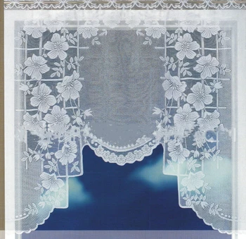 Enipate European White Translucent Coffee Curtain Warp Knitted Curtains Kitchen Tulle Lace Sheer Jacquard Curtains 
Enipate European White Translucent Coffee Curtain Warp Knitted Curtains Kitchen Tulle Lace Sheer Jacquard Curtains