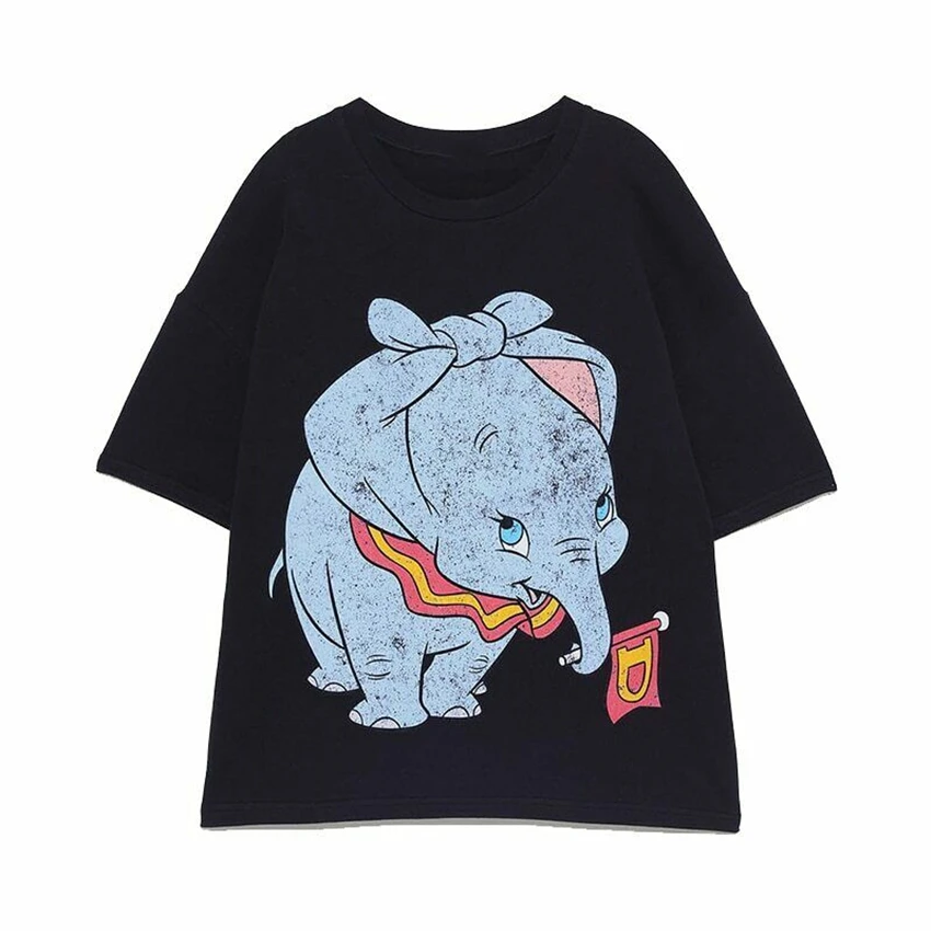 2019 Zaraing Dumbo T Shirt Spring Summer Print Short Sleeve O Neck Cotton Top Tops New Unisex Funny Tee Shirt
2019 Zaraing Dumbo T Shirt Spring Summer Print Short Sleeve O Neck Cotton Top Tops New Unisex Funny Tee Shirt