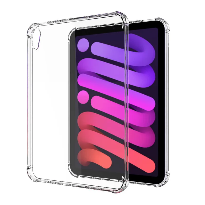 Shockproof Silicone Case For iPad Mini 6 2021 8.3'' mini6 A2568 8.3 inch TPU Flexible Bumper Clear Transparent Back Cover
Shockproof Silicone Case For iPad Mini 6 2021 8.3'' mini6 A2568 8.3 inch TPU Flexible Bumper Clear Transparent Back Cover