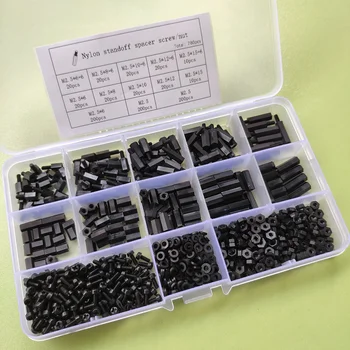 780PCS M2 M2.5 M3 Female Male Hex Nylon Standoff Spacer Column For PCB Motherboard Fixed Plastic Spacing screw kit
780PCS M2 M2.5 M3 Female Male Hex Nylon Standoff Spacer Column For PCB Motherboard Fixed Plastic Spacing screw kit