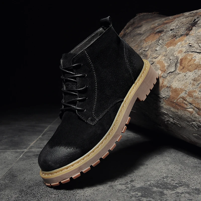 genuine Leather Men ankle Boots Black lace up Military Boots Tactical Boots Army Boots Men botas Shoes Men Martin Boots a4
genuine Leather Men ankle Boots Black lace up Military Boots Tactical Boots Army Boots Men botas Shoes Men Martin Boots a4