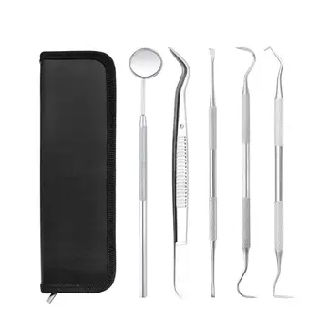 MeterMall 4/5 Pieces /set Hand Tools Set Tartar Calculus Plaque Scraper Kit Tooth Remover Dentist Mirror Scaler Kit Set Tool
MeterMall 4/5 Pieces /set Hand Tools Set Tartar Calculus Plaque Scraper Kit Tooth Remover Dentist Mirror Scaler Kit Set Tool