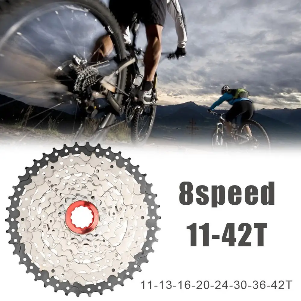 Cassette 8s Speed Freewheel Sprocket Gear Ratio11-42T MTB Bike Chain Wheel Parts
Cassette 8s Speed Freewheel Sprocket Gear Ratio11-42T MTB Bike Chain Wheel Parts