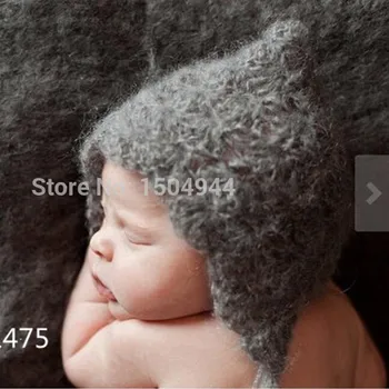 Manual baby hand woven mohair hat, flower shower cap, baby photography props
Manual baby hand woven mohair hat, flower shower cap, baby photography props
