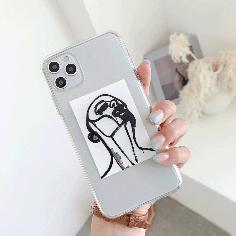 Retro girls face Profile Abstract line art sketch Phone Case For iPhone 11 Pro Max XR X XS 6 7 8 Plus 7Plus Case Silicone Cover
Retro girls face Profile Abstract line art sketch Phone Case For iPhone 11 Pro Max XR X XS 6 7 8 Plus 7Plus Case Silicone Cover