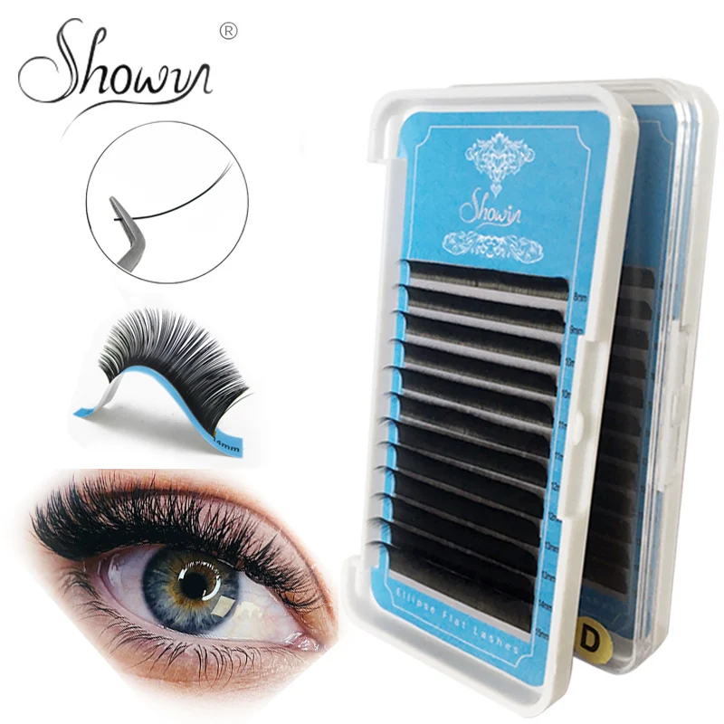 3D Mink Ellipes Flat Fake Lashes Extensions Natural Individual Full Matte Split Tips Lash Extensions For Professional
3D Mink Ellipes Flat Fake Lashes Extensions Natural Individual Full Matte Split Tips Lash Extensions For Professional