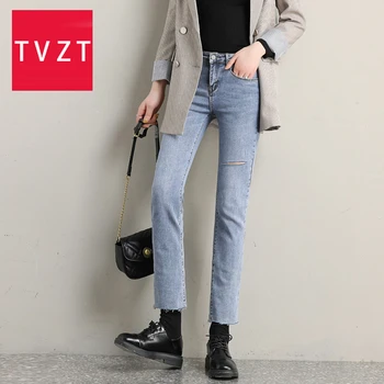 TVZT Vintage Blue Jeans Woman High Waist Jeans Plus Size Jean Blue Denim Pants High Quality High Waist Straight Casual Jeans
TVZT Vintage Blue Jeans Woman High Waist Jeans Plus Size Jean Blue Denim Pants High Quality High Waist Straight Casual Jeans