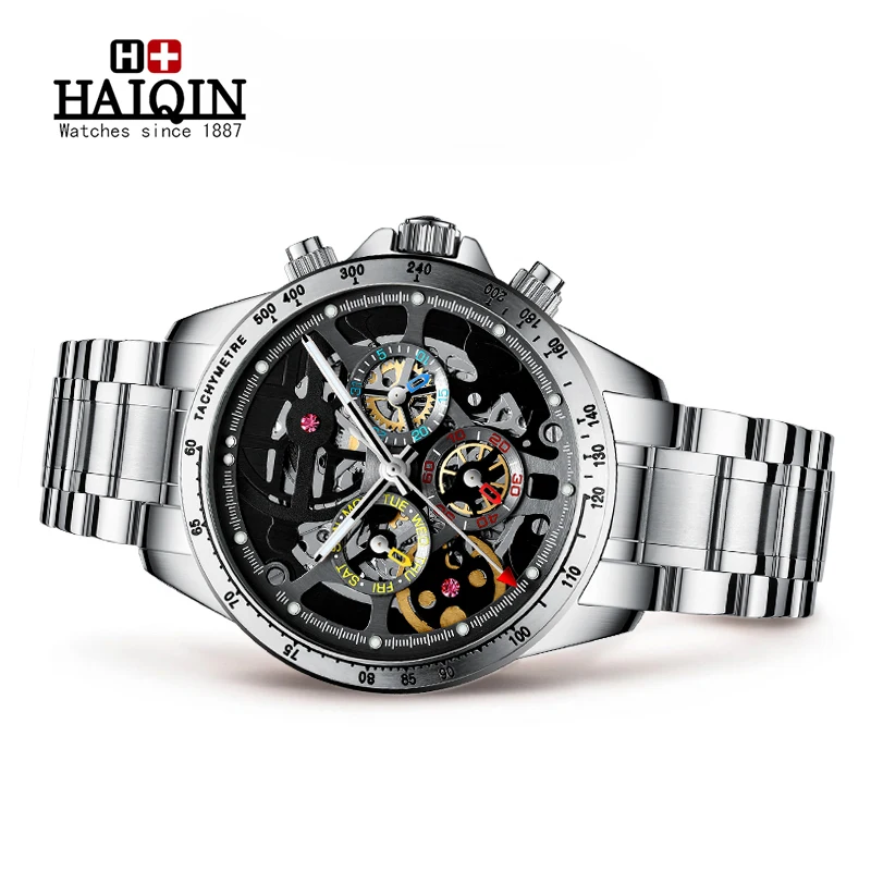 HAIQIN Skeleton Watches Mens Top Brand Luxury Strap Automatic Watch For Men Tourbillon Mechanical Watch Men Clocks reloj hombre
HAIQIN Skeleton Watches Mens Top Brand Luxury Strap Automatic Watch For Men Tourbillon Mechanical Watch Men Clocks reloj hombre