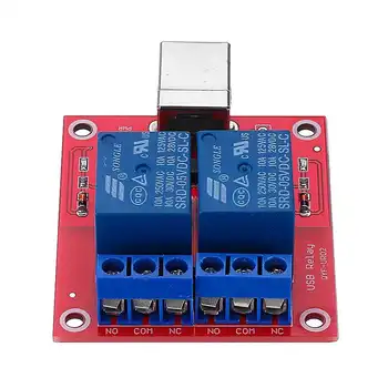 Relay Module 2 Channel 5V HID Driverless USB Relay USB Control Switch Computer Control Switch PC Intelligent Control
Relay Module 2 Channel 5V HID Driverless USB Relay USB Control Switch Computer Control Switch PC Intelligent Control