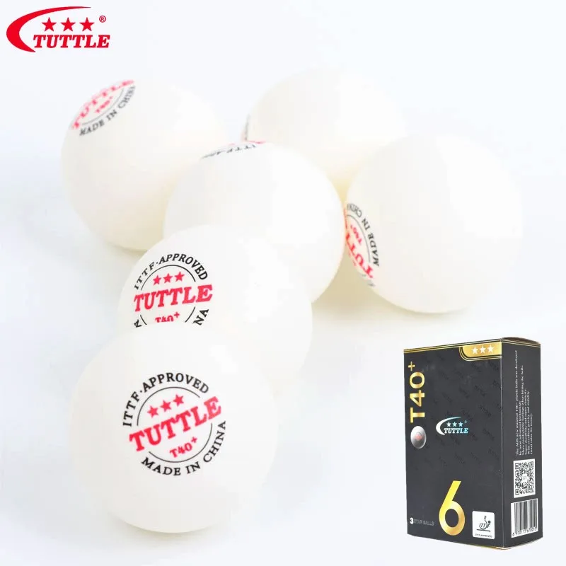 Tuttle Table Tennis Match Balls 3 Star ITTF Approved 6/ 12 Pcs New Material T40+ Ping Pong Balls for Professional Games
Tuttle Table Tennis Match Balls 3 Star ITTF Approved 6/ 12 Pcs New Material T40+ Ping Pong Balls for Professional Games