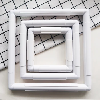 MIUSIE Plastic Embroidery Frame Hoop Square Shape DIY Cross Stitch Craft Needlework Sewing Handhold Frame Hoop Craft DIY Tools
MIUSIE Plastic Embroidery Frame Hoop Square Shape DIY Cross Stitch Craft Needlework Sewing Handhold Frame Hoop Craft DIY Tools