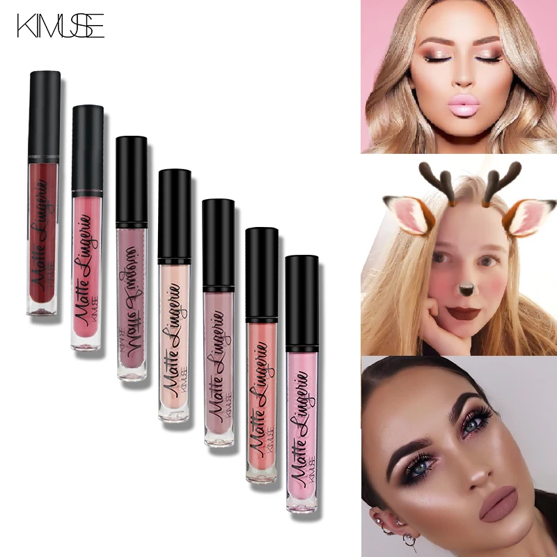 KIMUSE Matte Lipstick Waterproof Liquid Lipstick Gloss Pigment Dark Purple Red Velvet Matte Lipstick Lips Makeup 12 Lips Color
KIMUSE Matte Lipstick Waterproof Liquid Lipstick Gloss Pigment Dark Purple Red Velvet Matte Lipstick Lips Makeup 12 Lips Color