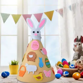 Kids Easter Bunny Decoration DIY Felt Bunny Set With Accessories Easter Gift For Children Home Door Wall Decoration
Kids Easter Bunny Decoration DIY Felt Bunny Set With Accessories Easter Gift For Children Home Door Wall Decoration