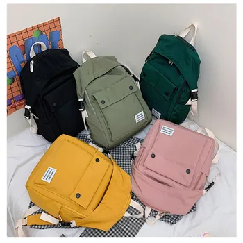 Fashion Backpack Nylon Waterproof Women Backpack Student School Bags Large Capacity Multi-pocket Female School Backpack 
Fashion Backpack Nylon Waterproof Women Backpack Student School Bags Large Capacity Multi-pocket Female School Backpack