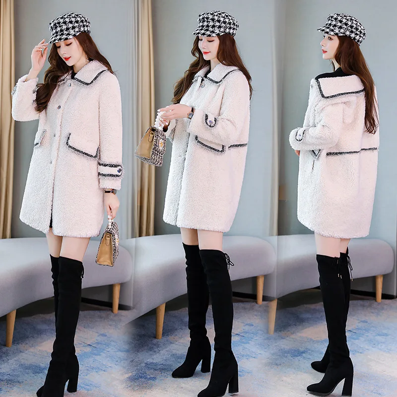2019 Autumn And Winter Korean-style Short-height Chenille Coat Women's Fur Lambs Wool Graceful Woolen Jacket Women's
2019 Autumn And Winter Korean-style Short-height Chenille Coat Women's Fur Lambs Wool Graceful Woolen Jacket Women's