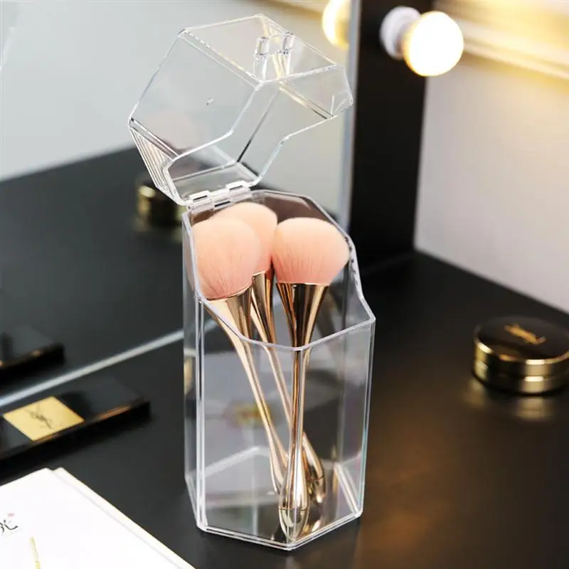 Makeup Brushes Holder Hexagon Transparent Plastic Empty Pen Holder Makeup Brush Organizer Cosmetic Container Drop Ship
Makeup Brushes Holder Hexagon Transparent Plastic Empty Pen Holder Makeup Brush Organizer Cosmetic Container Drop Ship