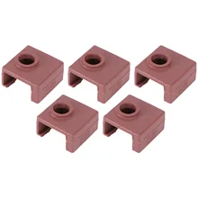 5 Pcs Heating Block Protect Cover 3D Printer Parts Heating Block Silicone Socks 
5 Pcs Heating Block Protect Cover 3D Printer Parts Heating Block Silicone Socks