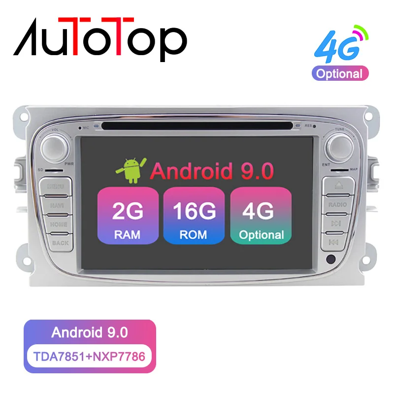 AUTOTOP 2din Android 9.0 Car DVD Player for Focus,S-MAX,C-Max,Mendeo,Kuga Wifi Mirrorlink BT Radio RDS,Touch Screen DVD Slot
AUTOTOP 2din Android 9.0 Car DVD Player for Focus,S-MAX,C-Max,Mendeo,Kuga Wifi Mirrorlink BT Radio RDS,Touch Screen DVD Slot