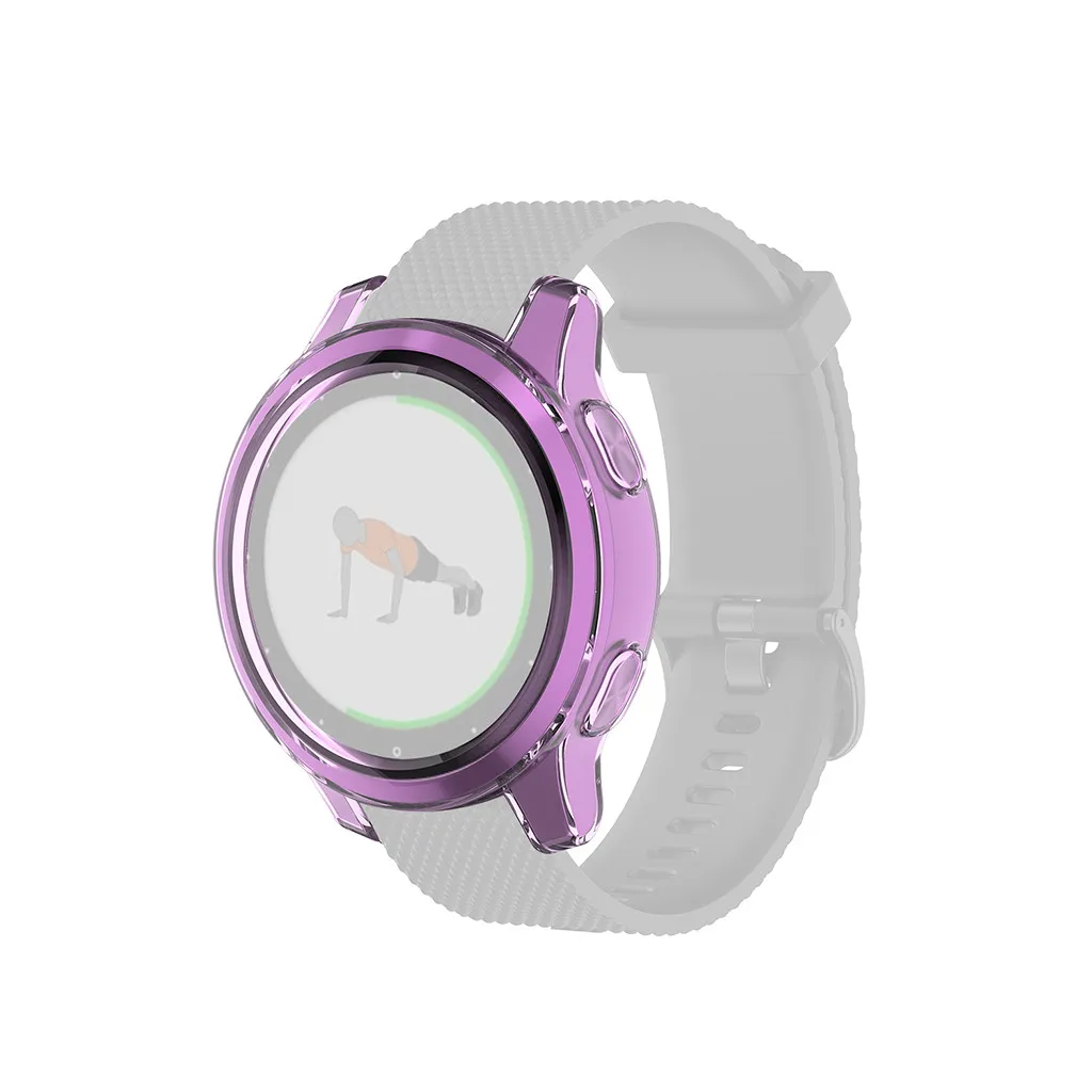 Чехол Ouhaobin для Garmin vivoactive 4S мягкий Ультратонкий силиконовый чехол из ТПУ с полной
