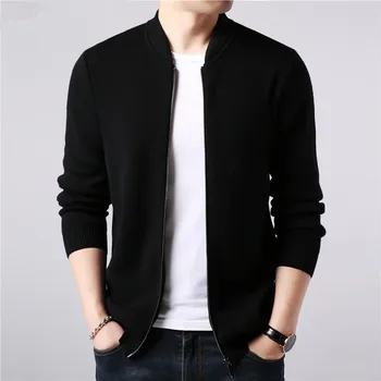 Slim sweater coat men's cashmere wool cardigan men's clothing 2019 new shelves autumn and winter thick warm zipper jacket
Slim sweater coat men's cashmere wool cardigan men's clothing 2019 new shelves autumn and winter thick warm zipper jacket