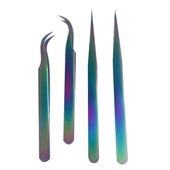 Viplash 1pcs Curved Straight Stainless Tweezers Rainbow Eyelash Extension Volume Tweezer For Professionals Makeup Nail Tools
Viplash 1pcs Curved Straight Stainless Tweezers Rainbow Eyelash Extension Volume Tweezer For Professionals Makeup Nail Tools