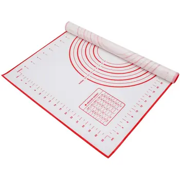 Silicone Baking Mat With Scale Rolling Dough Pad Kneading Dough Mat Non Stick Pastry Oven Liner Bakeware 
Silicone Baking Mat With Scale Rolling Dough Pad Kneading Dough Mat Non Stick Pastry Oven Liner Bakeware