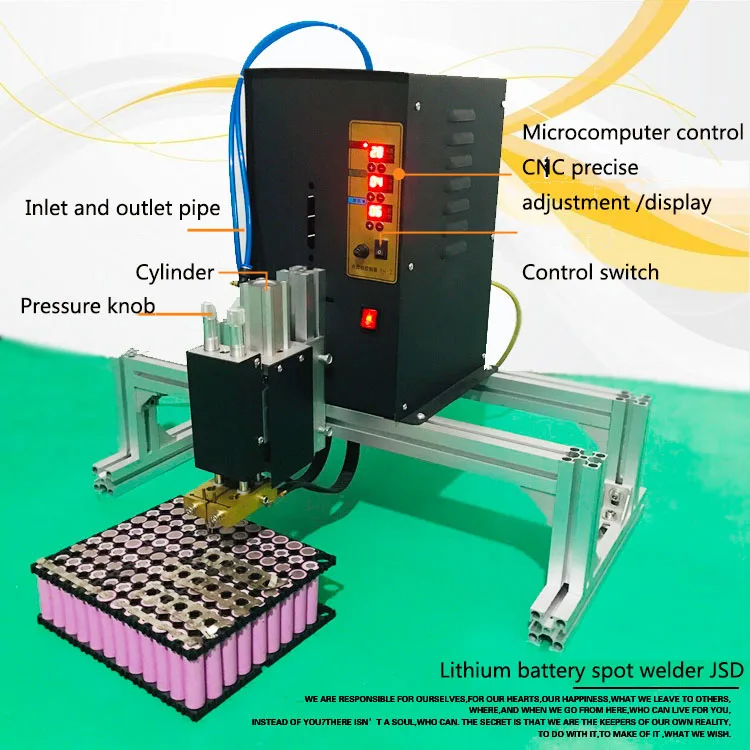 JSD-IV spot welding machine Electric vehicle battery pack 32650 power battery 18650 lithium battery pneumatic welding machine
JSD-IV spot welding machine Electric vehicle battery pack 32650 power battery 18650 lithium battery pneumatic welding machine