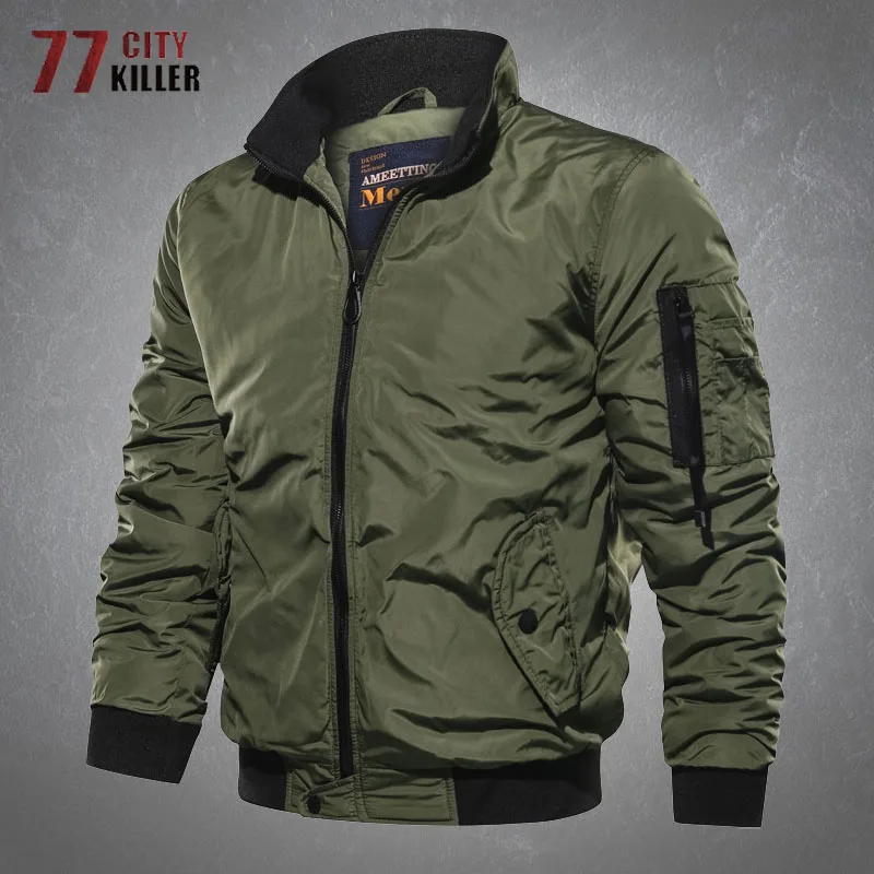 Bomber Jacket Men Casual Fashion Solid Color Thicken Cargo Coats Male Army Combat Military Tactical Mens Jackets Big Size 5XL
Bomber Jacket Men Casual Fashion Solid Color Thicken Cargo Coats Male Army Combat Military Tactical Mens Jackets Big Size 5XL