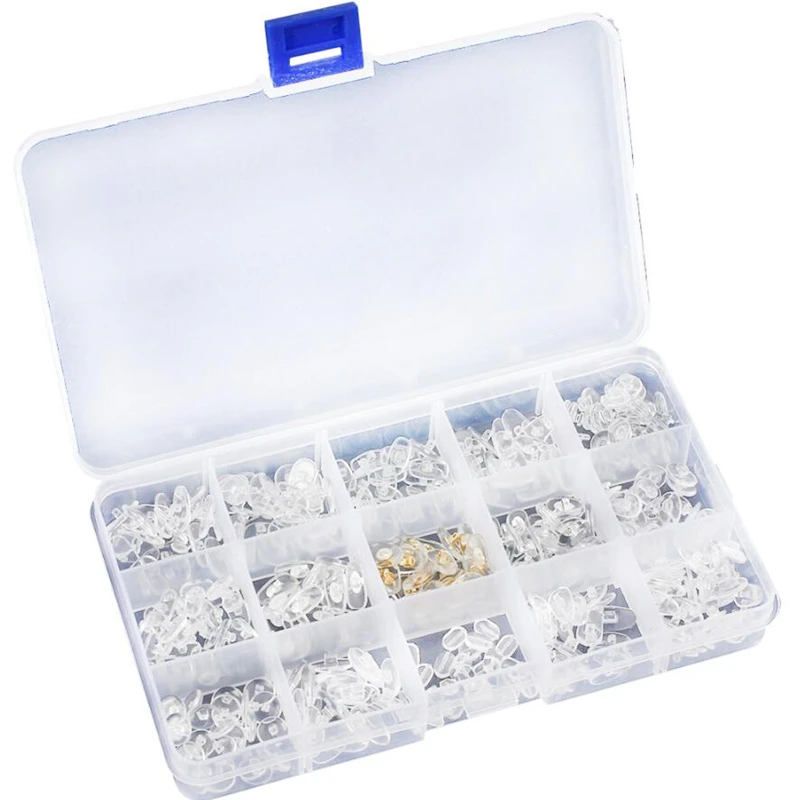 GLTREE 150 Pairs/set Glasses Nose Pad Set Box Practical Transparent Glasses Sunglasses PVC Nose Pad Repair Tool Set GNS33
GLTREE 150 Pairs/set Glasses Nose Pad Set Box Practical Transparent Glasses Sunglasses PVC Nose Pad Repair Tool Set GNS33