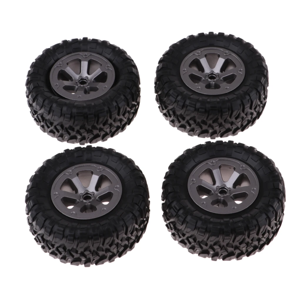 4Pcs/Set 73mm Rubber Wheel Tire Tyres for WPL Military Truck RC Car Upgrade Part DIY Accessories 4Pcs/Set 73mm Rubber Wheel Tire Tyres for WPL Military Truck RC Car Upgrade Part DIY Accessories