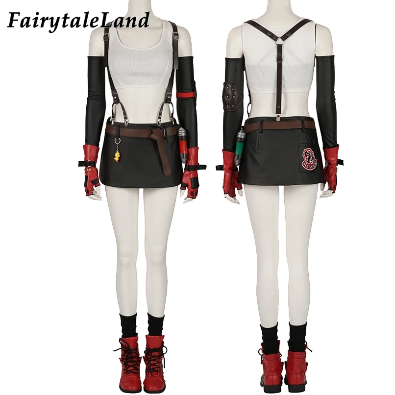 Tifa Lockhart Costume Halloween Clothing Sexy Costumes Outfit Final Fantasy Remake Clothes Cosplay Accessories Fancy Suit
Tifa Lockhart Costume Halloween Clothing Sexy Costumes Outfit Final Fantasy Remake Clothes Cosplay Accessories Fancy Suit