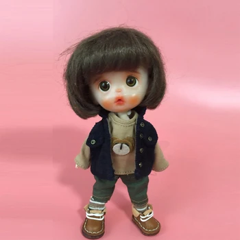 Doll Accessories Black Jacket Clothes Set for BJD OB11 Naked Dolls - Type 3 (No Doll)
Doll Accessories Black Jacket Clothes Set for BJD OB11 Naked Dolls - Type 3 (No Doll)