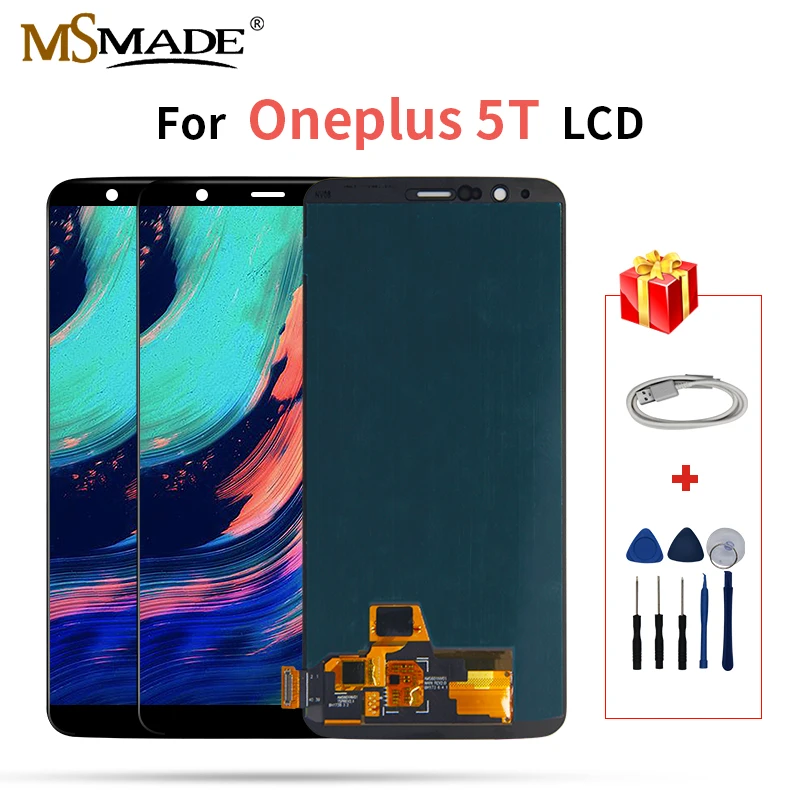 Original LCD For Oneplus 5T A5010 LCD Touch Screen Digitizer Display Replacement Assembly Parts With Frame Free Shipping + Gift
Original LCD For Oneplus 5T A5010 LCD Touch Screen Digitizer Display Replacement Assembly Parts With Frame Free Shipping + Gift