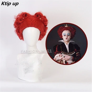 Ktip Up Anime Alice In Wonderland The Red Queen Curly Wig Cosplay Costume Women Short Synthetic Hair Halloween Role Play Wigs
Ktip Up Anime Alice In Wonderland The Red Queen Curly Wig Cosplay Costume Women Short Synthetic Hair Halloween Role Play Wigs