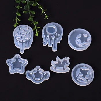 7PCS DIY Epoxy jewelry crystal Resin mold moon stars sailors moon water pattern pendant Trojan mold silicone cake jewelry tools
7PCS DIY Epoxy jewelry crystal Resin mold moon stars sailors moon water pattern pendant Trojan mold silicone cake jewelry tools