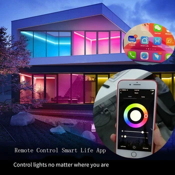 New Smart Wifi Music LED Strip Lights TV Backlight Kit with Remote Works Sync with Smart Life App for Home coffee bar party
New Smart Wifi Music LED Strip Lights TV Backlight Kit with Remote Works Sync with Smart Life App for Home coffee bar party