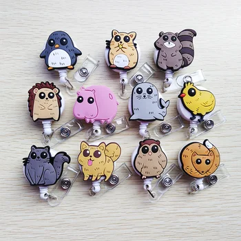 1 pcs New Silica gel Cartoon Animal design Retractable Pull Badge Reel ID Name Tag Card Nurse Badge Holder lovely Kids Reel
1 pcs New Silica gel Cartoon Animal design Retractable Pull Badge Reel ID Name Tag Card Nurse Badge Holder lovely Kids Reel