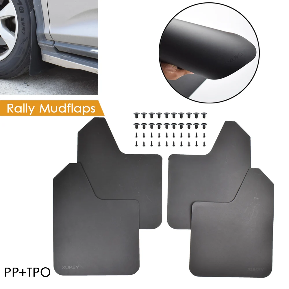 4pcs Plastic Mudguard Tire Splash Guards Mud Flaps For Volvo V60 2011