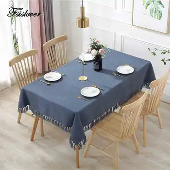 FSISLOVER INS Dining Table Cloth Solid Tassel Coffee Table Mat Rectangular Table Cover Household Fabric Cotton Linen Tablecloth
FSISLOVER INS Dining Table Cloth Solid Tassel Coffee Table Mat Rectangular Table Cover Household Fabric Cotton Linen Tablecloth