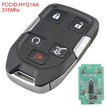 315Mhz 5 Buttons Smart Car Remote Key Fob with ID46 Chip HYQ1AA Fit for GMC Terrain 2018-2020
315Mhz 5 Buttons Smart Car Remote Key Fob with ID46 Chip HYQ1AA Fit for GMC Terrain 2018-2020