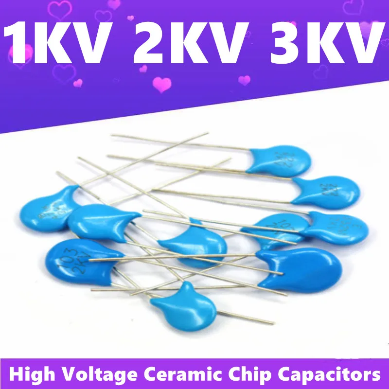 50Pcs High Voltage Ceramic Capacitor 1000V, 2000V, 3000V, 1kv, 2kv, 3kv,101K,151K, 221K, 331K, 471K, 561K, 681K, 222M 102K, 372M
50Pcs High Voltage Ceramic Capacitor 1000V, 2000V, 3000V, 1kv, 2kv, 3kv,101K,151K, 221K, 331K, 471K, 561K, 681K, 222M 102K, 372M