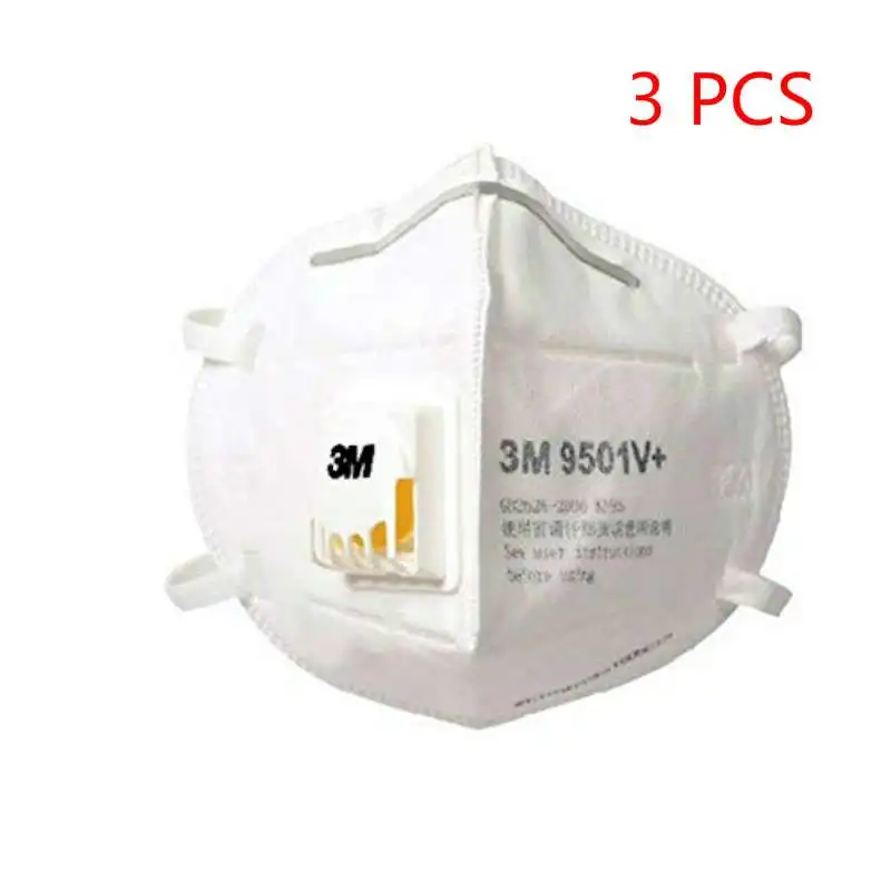 3pcs 3M Face Mask 9501V+ 9502V + KN95 Anti-PM2.5 Anti-fog Haze Filter Labor Safety Face Mask Dustproof Protection
3pcs 3M Face Mask 9501V+ 9502V + KN95 Anti-PM2.5 Anti-fog Haze Filter Labor Safety Face Mask Dustproof Protection